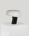 Brightech Kingpin 10" Modern Led Table Lamp With Marble Base & Dimmer In Classic Black