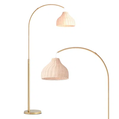 Brightech Lark Led Floor Lamp In Pink