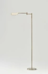 Brightech Leaf 53" Industrial Led Task Floor Lamp With Metal Empire Shade, 3-way Dimming