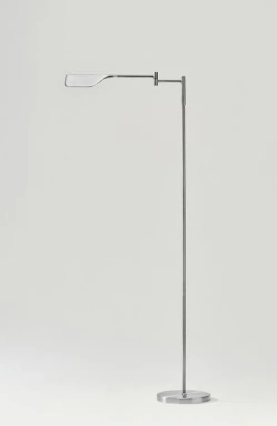 Brightech Leaf 53" Industrial Led Task Floor Lamp With Metal Empire Shade, 3-way Dimming