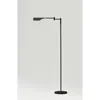 Brightech Leaf 53" Industrial Led Task Floor Lamp With Metal Empire Shade, 3-way Dimming