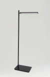 Brightech Linden 53" Matte Black Pharmacy Led Floor Lamp With Adjustable Head And Weighted Base In Black
