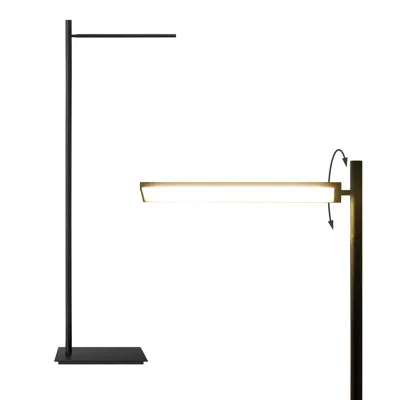 Brightech Linden Floor Lamp In Black