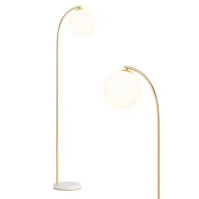 Brightech Luna Drop Led Floor Lamp In Gold