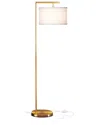 Brightech Montage Brass Led Modern Floor Lamp In Brass