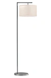 Brightech Montage Modern 60' Led Smart Home Compatible Floor Lamp In Neutral