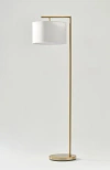 Brightech Montage Modern 60' Led Smart Home Compatible Floor Lamp In Antique Brass