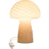 Brightech Mushroom Table Lamp - White