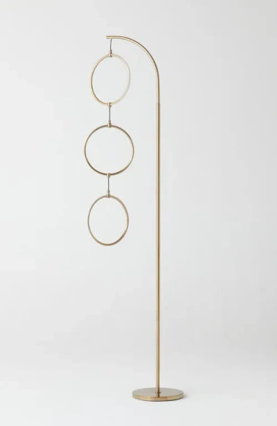 Brightech Nova 74" Novelty Halo Integrated Led Floor Lamp With 3-way Dimming