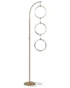 Brightech Nova Brass Led Floor Lamp In Brass