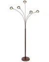 Brightech Orion Bronze Led Floor Lamp In Bronze
