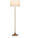 Brightech Quinn Brass Led Floor Lamp In Brass