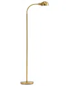 Brightech Regent Brass Led Floor Lamp In Brass