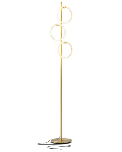 BRIGHTECH BRIGHTECH SATURN BRASS LED FLOOR LAMP