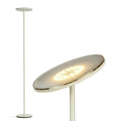 Brightech Sky Led Floor Lamp In Gold