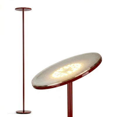 Brightech Sky Led Floor Lamp In Brown