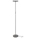 Brightech Sky Nickel Led Flux Floor Lamp In Nickel