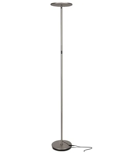 Brightech Sky Nickel Led Flux Floor Lamp
