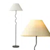 Brightech Squiggle Led Floor Lamp - Brass