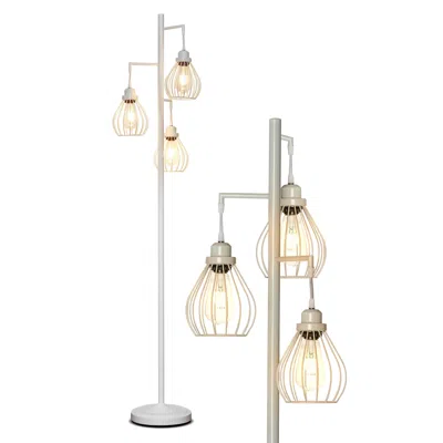 Brightech Teardrop Led Floor Lamp In Metallic