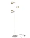 Brightech Tree Nickel Led Floor Lamp In Silver
