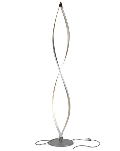 BRIGHTECH BRIGHTECH TWIST SILVER LED FLOOR LAMP