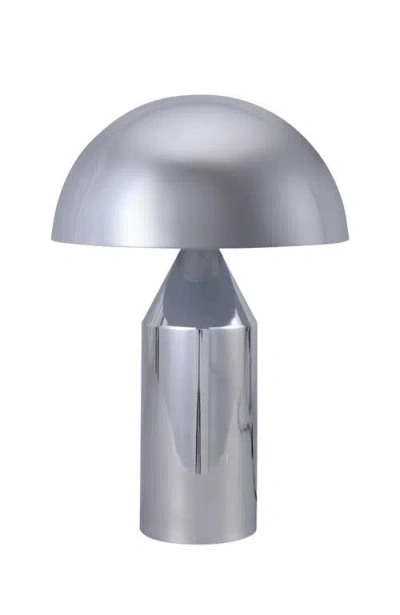 Brightech Venus 9.5" Modern Led Table Lamp With Dome Bowl Shade In Silver