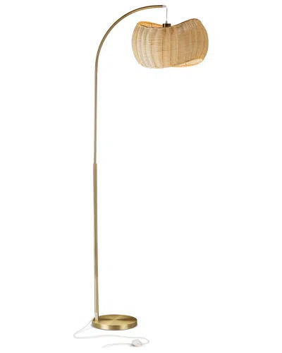 BRIGHTECH BRIGHTECH WAVE BRASS LED FLOOR LAMP