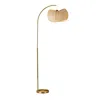 Brightech Wave Brass Led Floor Lamp