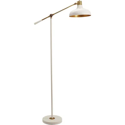 Brightech Wyatt Adjustable Led Reading Floor Lamp With Gold Accents
