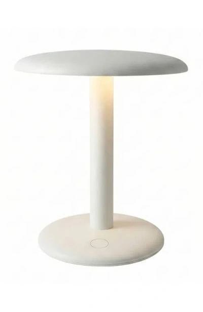 Brightech Zeno 7" Portable Led Table Lamp In White