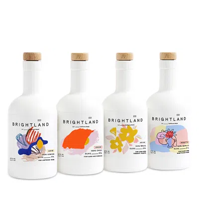 Brightland Artist Capsule Cold Pressed Olive Oil, Set Of 4
