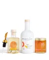 Brightland Extra Virgin Olive Oil, Vinegar, And Orange Blossom Honey 4-pc. Gift Set In Multi