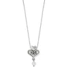 Brighton Alcazar Amor Pearl Pendant Necklace In Silver In Metallic