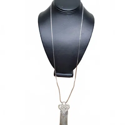 Brighton Alcazar Swing Long Necklace In Silver