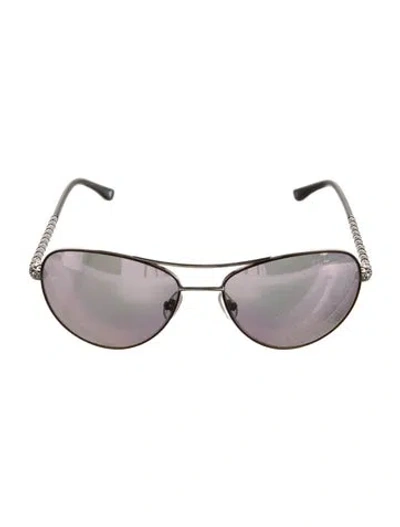 Pre-owned Brighton Aviator Mirrored Sunglasses In Multi