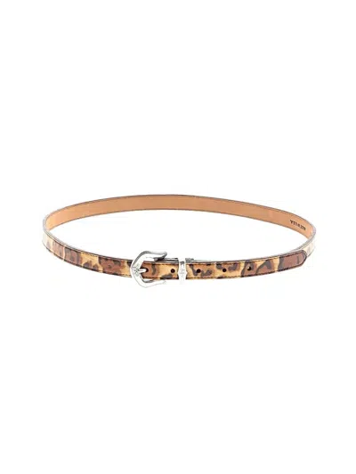 Pre-owned Brighton Belt In Brown