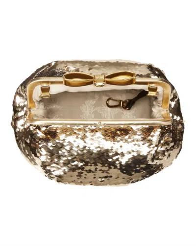 Brighton Bristol Sequin My Flat In London Purse In Gold