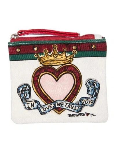 Pre-owned Brighton Canvas Printed Pouch