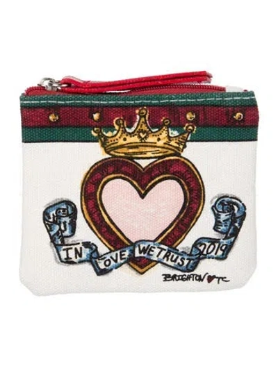 Pre-owned Brighton Canvas Printed Pouch
