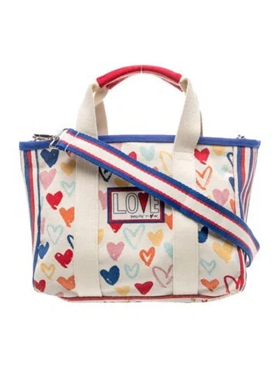 Pre-owned Brighton Canvas Shoulder Bag In Neutral