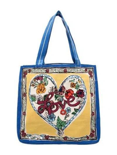 Pre-owned Brighton Canvas Tote W/ Tags