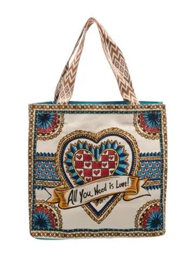 Pre-owned Brighton Canvas Tote W/ Tags In Neutrals