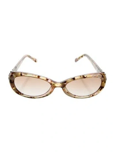 Pre-owned Brighton Cat-eye Gradient Sunglasses In Brown