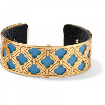 Brighton Christo Narrow Cuff In Gold