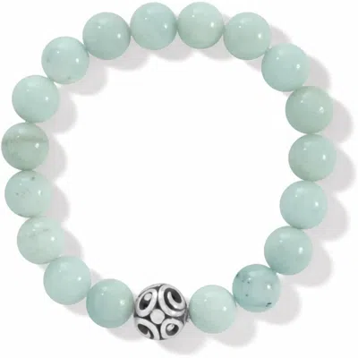 Brighton Chroma Amazonite Bead Stretch Bracelet In Contempo Blue