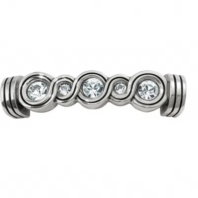 Brighton Color Clique Infinity Sparkle Ornament In Silver In Gray
