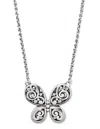 Brighton Contempo Butterfly Necklace In Silver In Silver