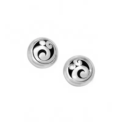 Brighton Contempo Post Earrings In Silver