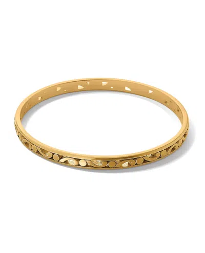 Brighton Contempo Slim Bangle In Gold